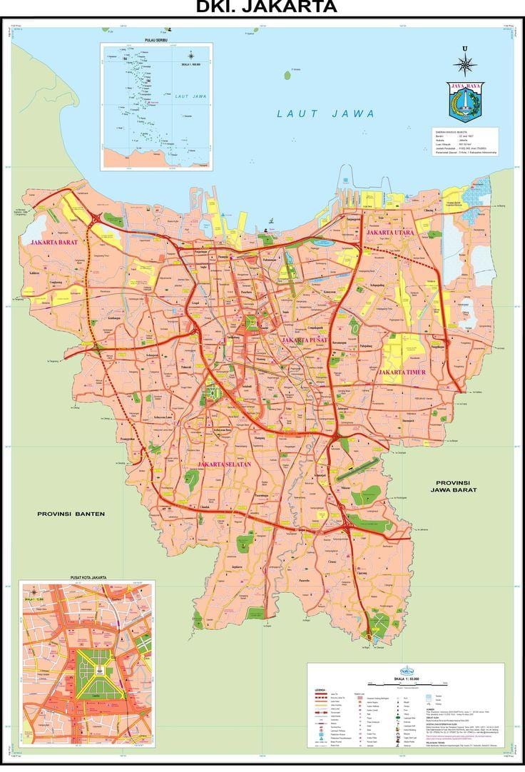 kart Jakarta Köhnə şəhər