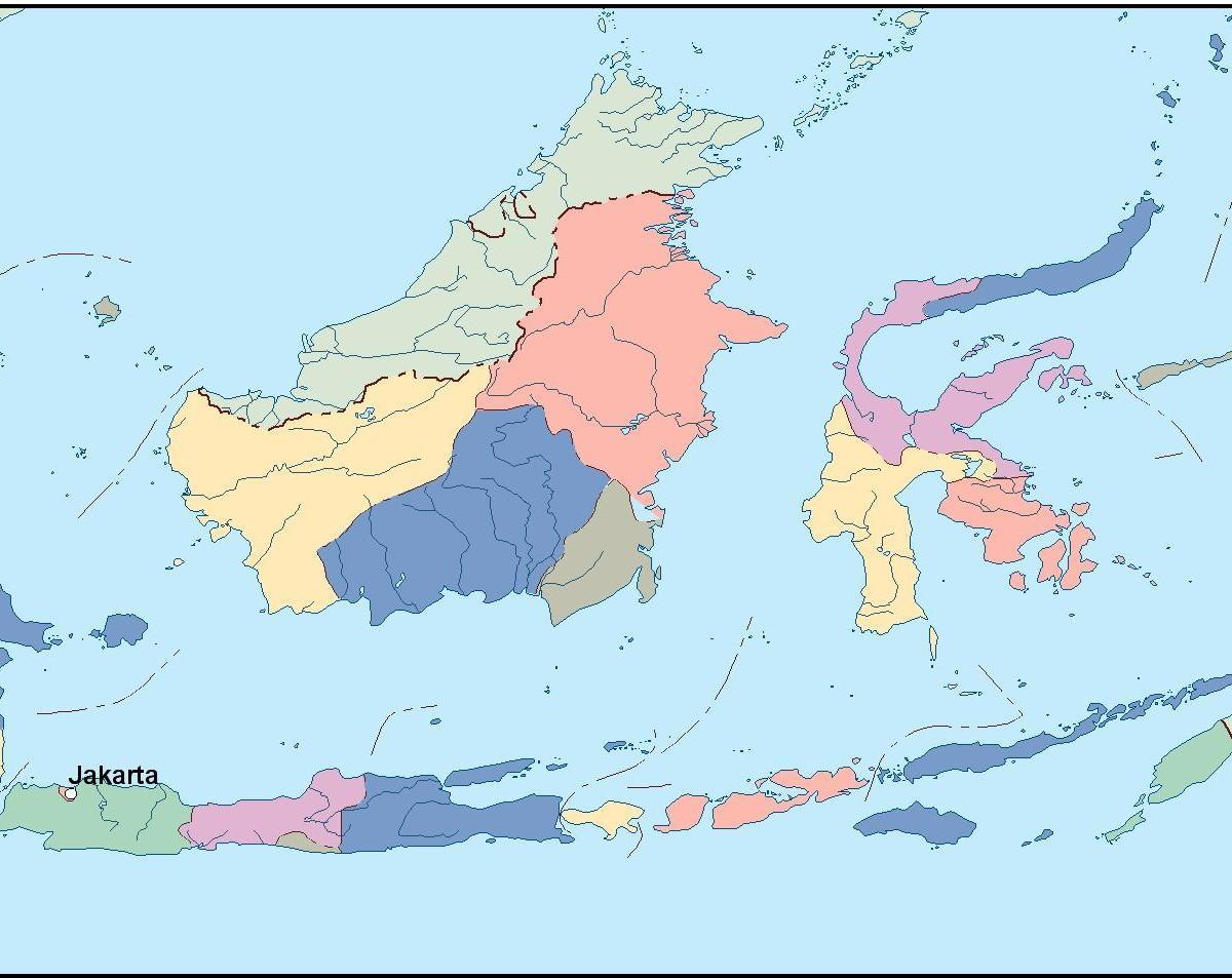 kart Jakarta vektor xəritəsi 