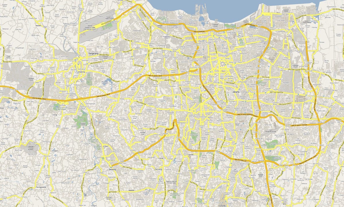 kart Jakarta yol