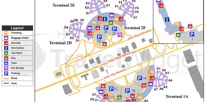 Сукарно Хатта terminal hava limanı xəritədə