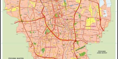 Kart Jakarta Köhnə şəhər