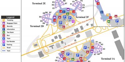 Terminal hava limanı Сукарно-Хатта 2 xəritə